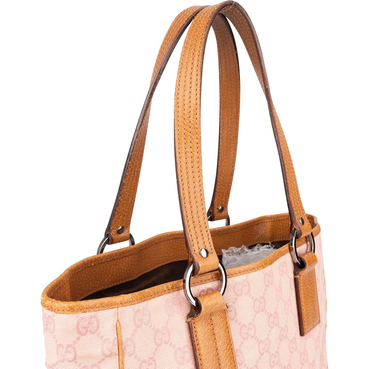 Gucci Gucci GG Monogram Handbag Roze