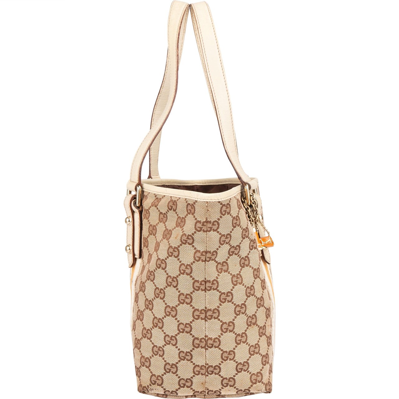 Gucci Gucci GG Monogram Jolicoeuer Handbag Bruin