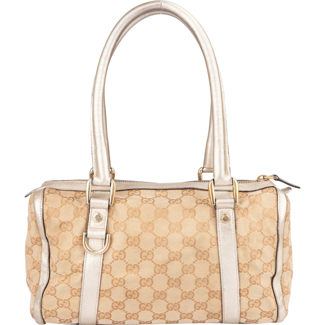 Gucci Gucci GG Monogram Abbey Handbag Beige