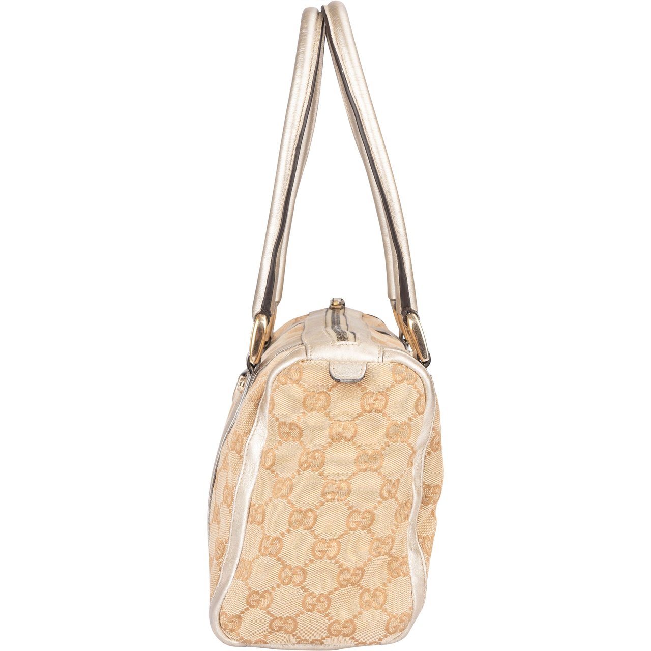 Gucci Gucci GG Monogram Abbey Handbag Beige