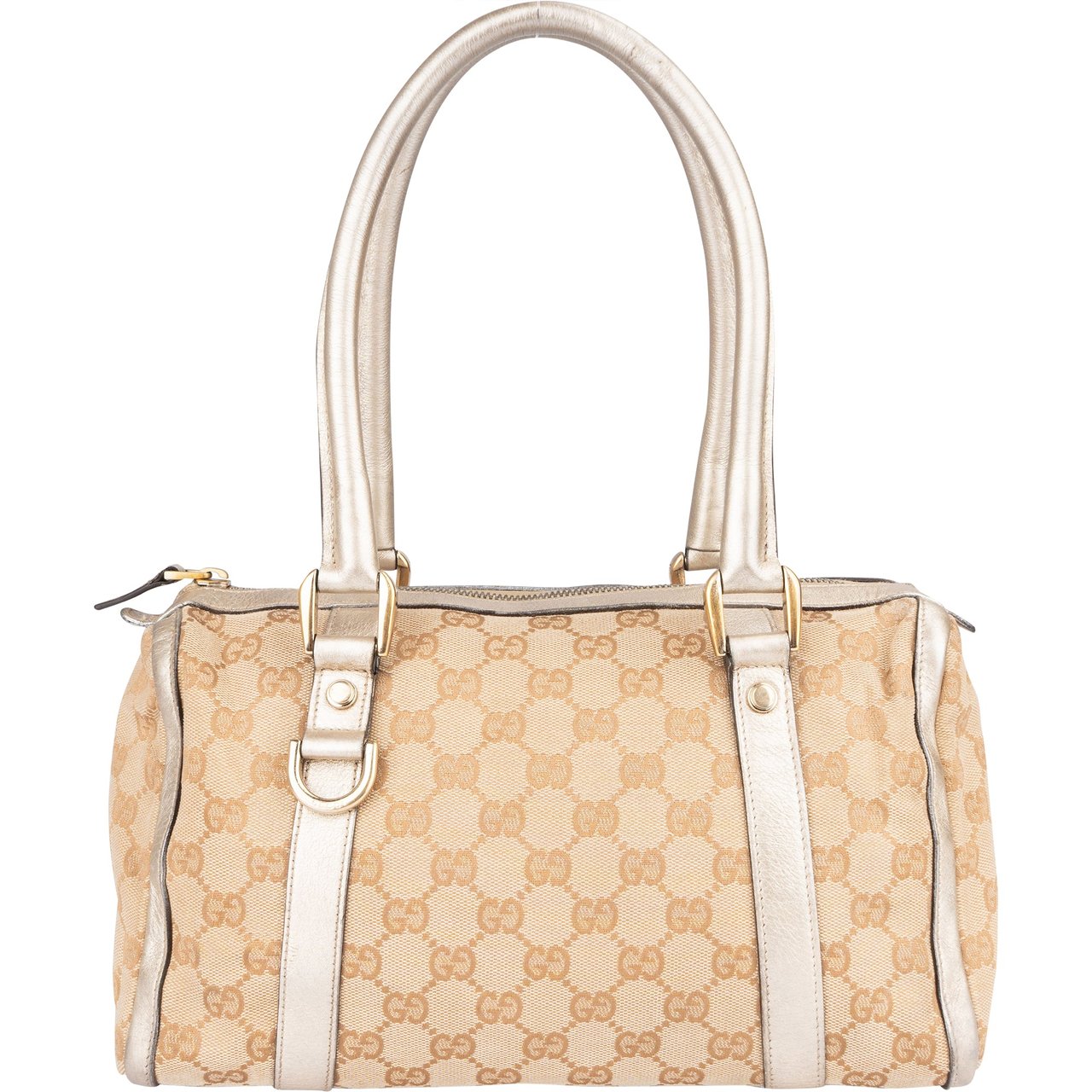 Gucci Gucci GG Monogram Abbey Handbag Beige