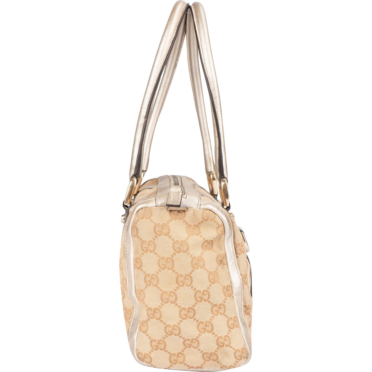 Gucci Gucci GG Monogram Abbey Handbag Beige