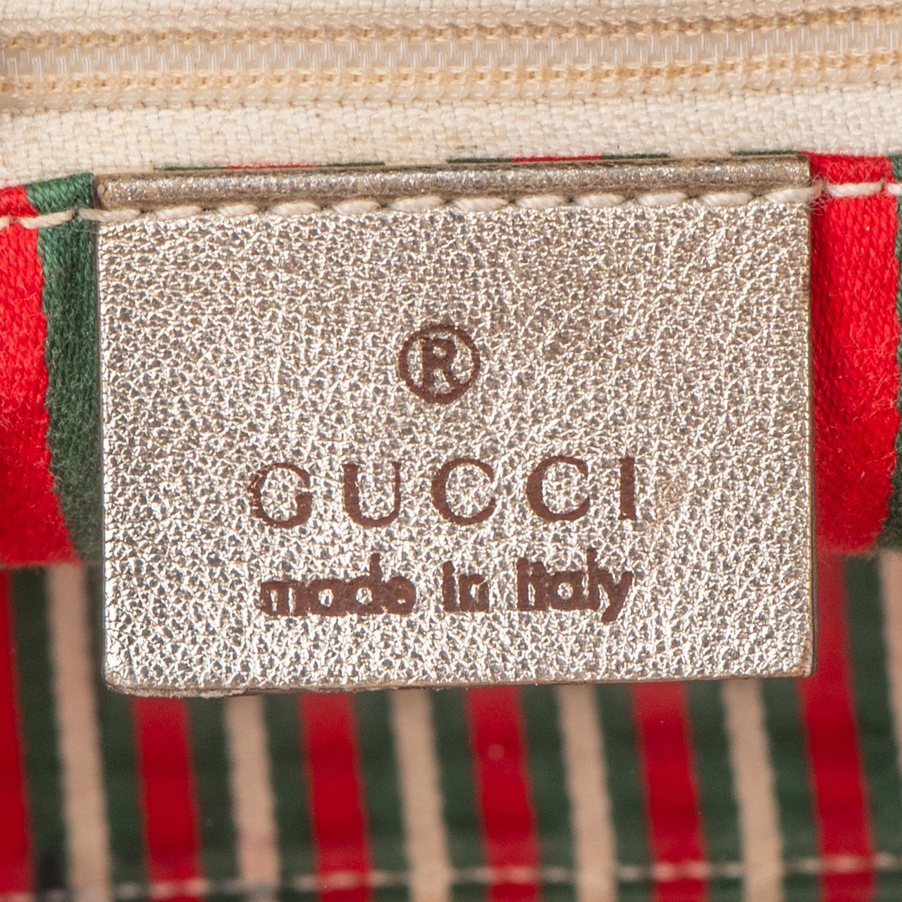 Gucci Gucci GG Monogram Abbey Handbag Beige