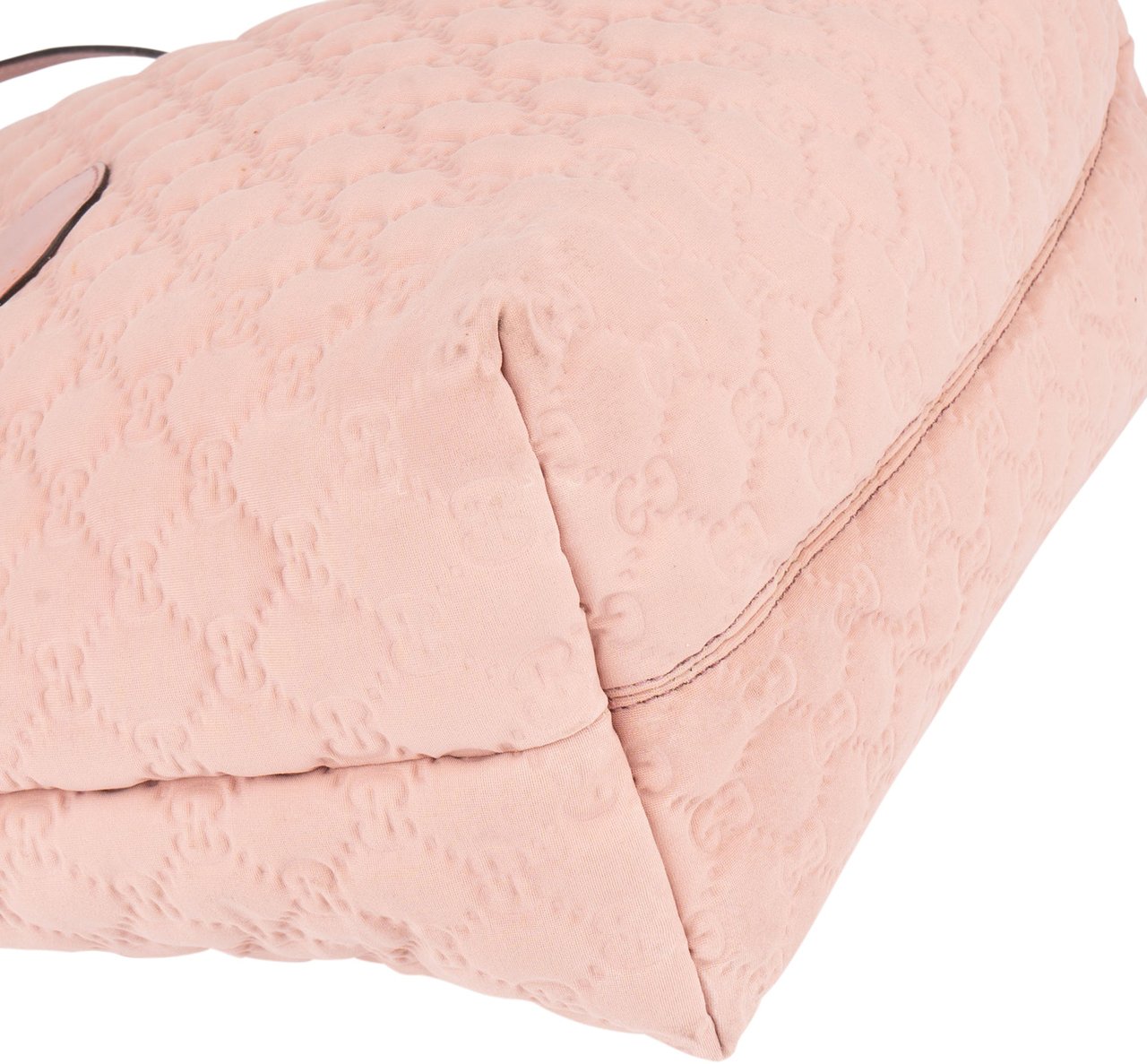 Gucci Pink Puffy Monogram Charmy Handbag Roze