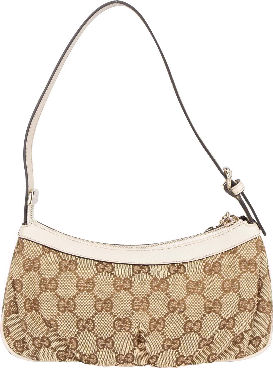 Gucci Gucci GG Monogram Mini Handbag Bruin