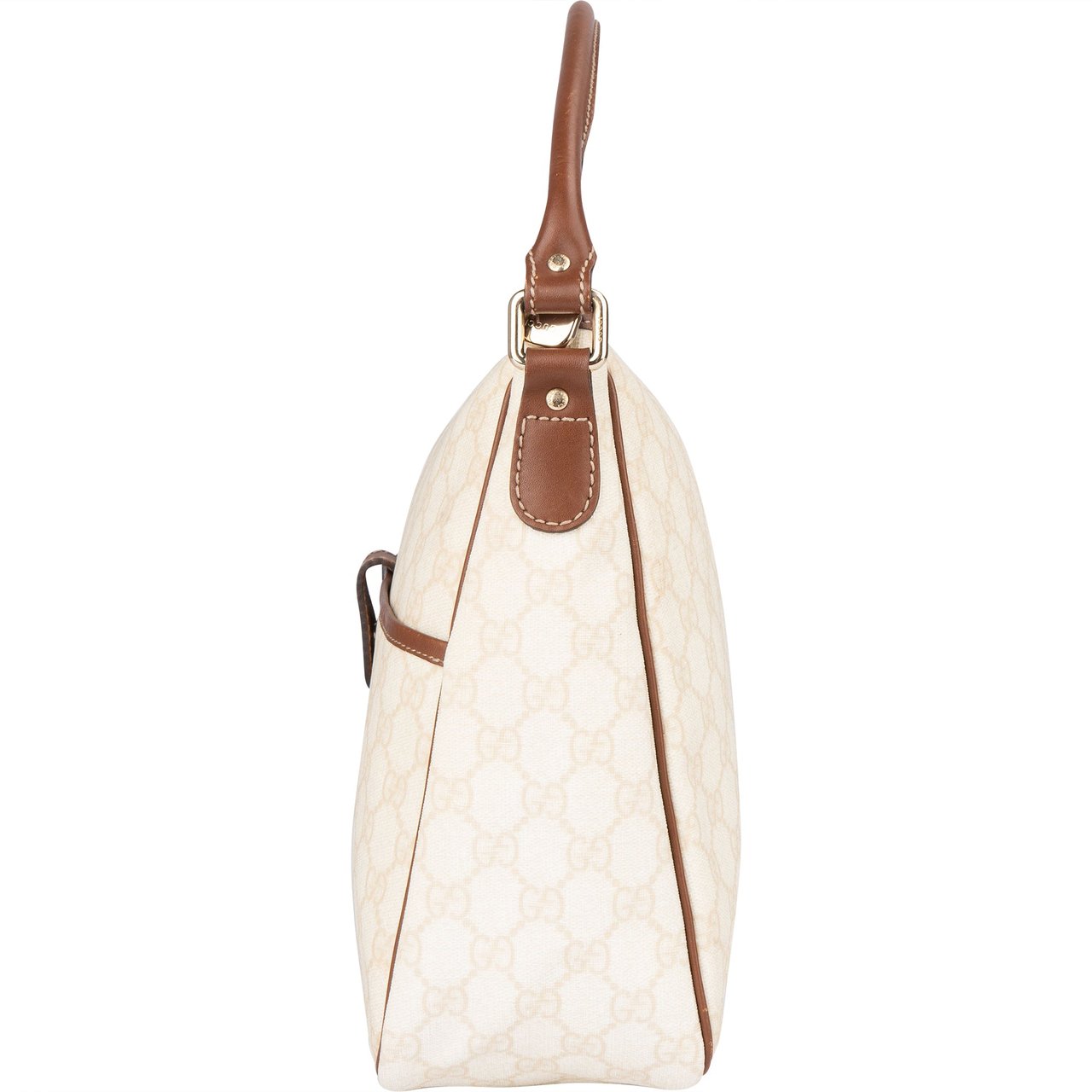 Gucci GG Supreme Monogram Handbag Beige