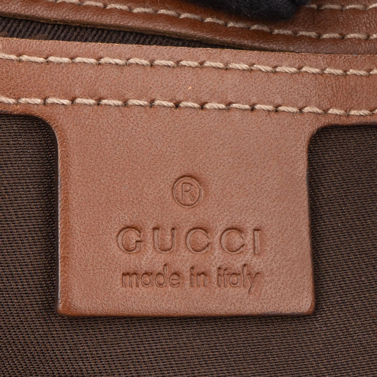 Gucci GG Supreme Monogram Handbag Beige