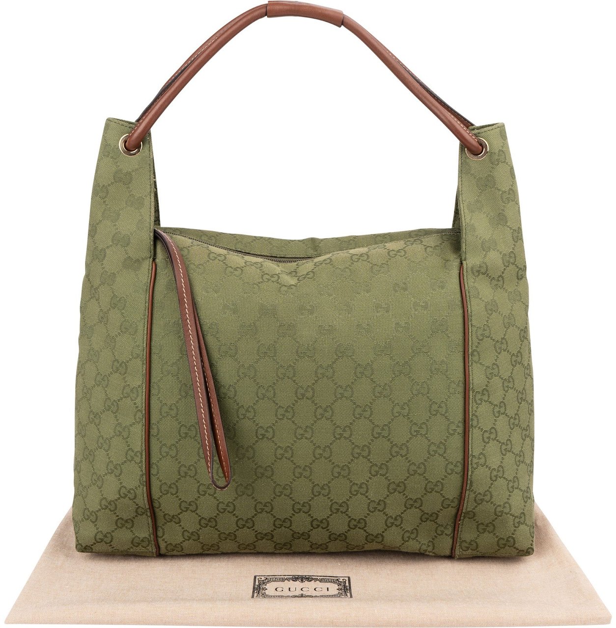 Gucci Monogram GG Canvas Hobo Shoulder Bag Divers
