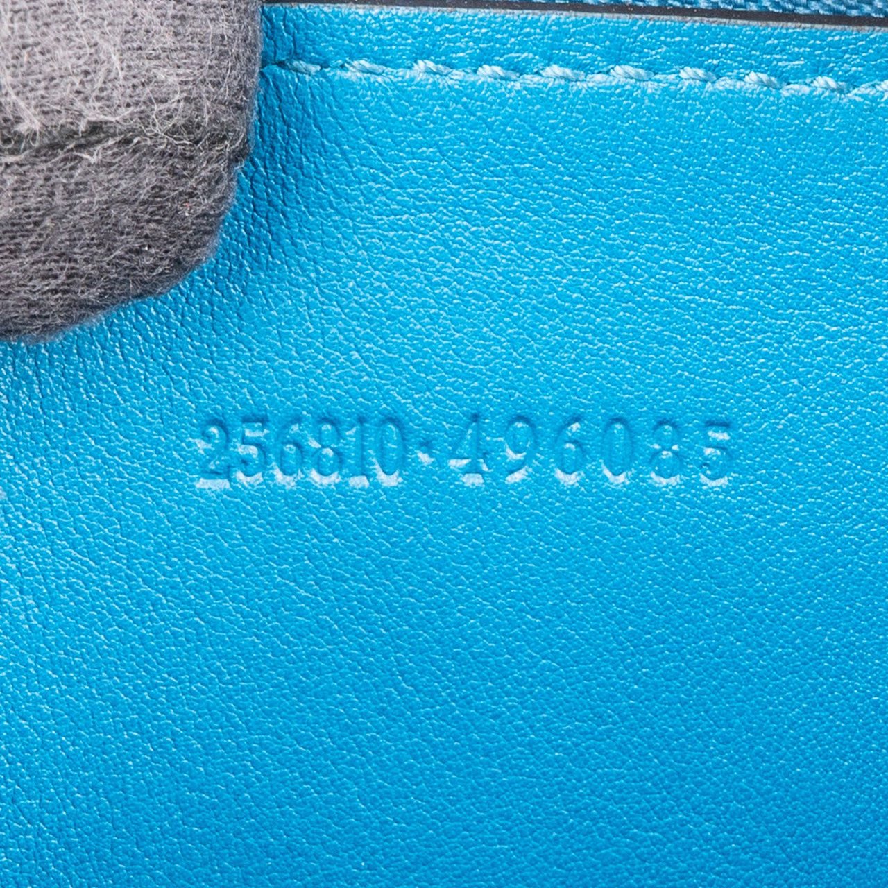Gucci Microguccissima Leather Key Case Wallet Blauw
