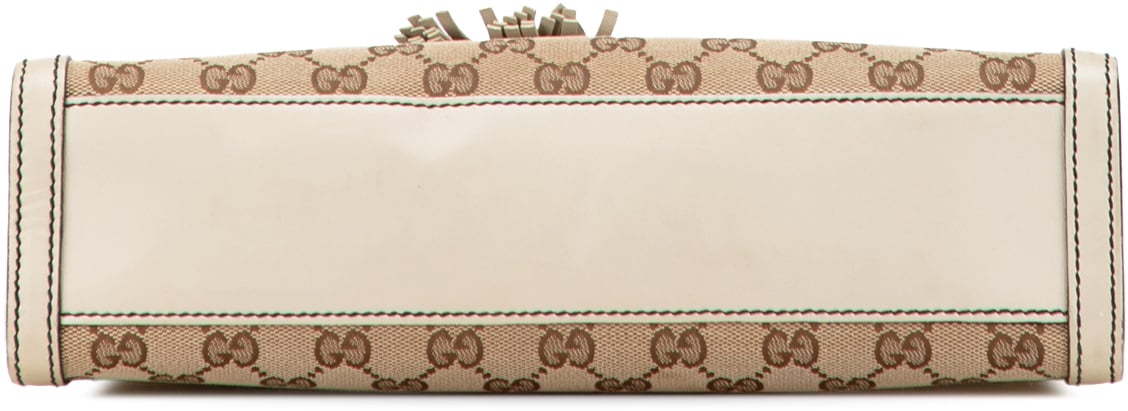Gucci Medium GG Canvas Emily Shoulder Bag Bruin