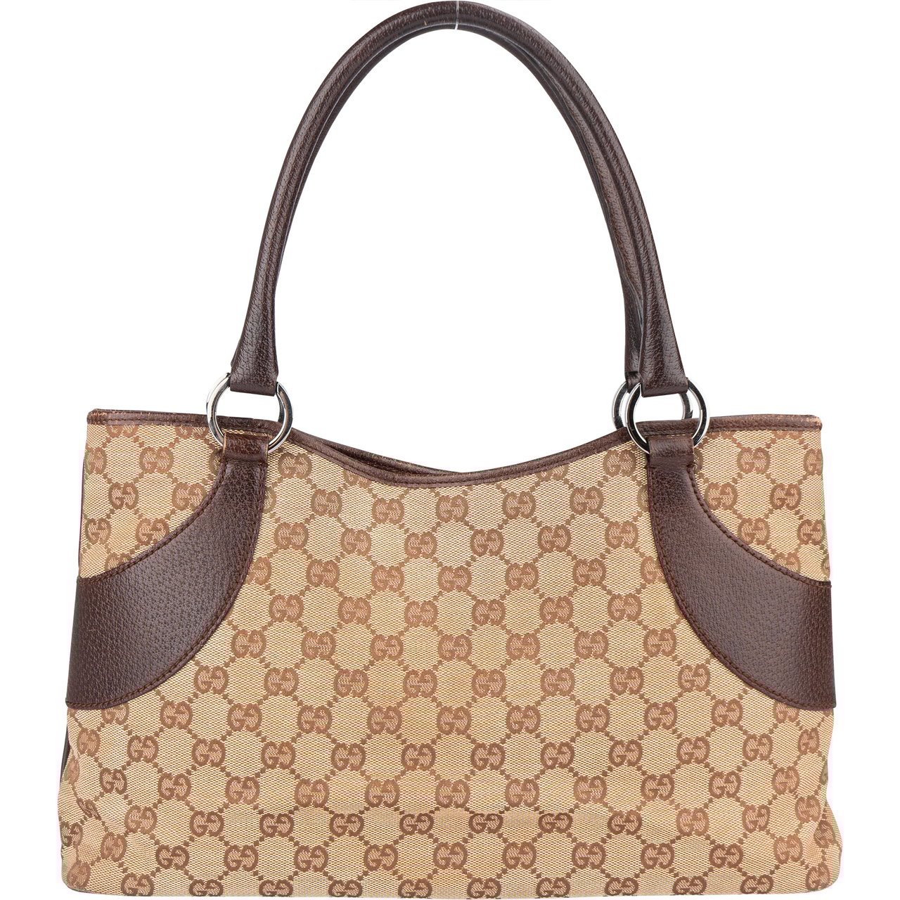 Gucci Gucci GG Monogram Handbag Bruin