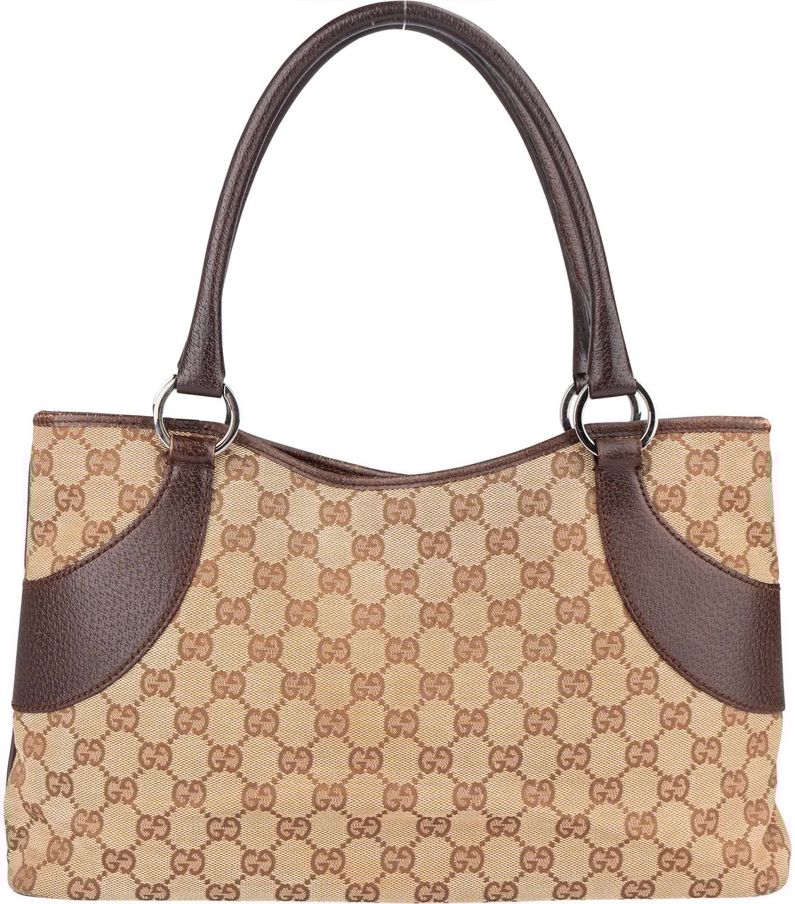 Gucci Gucci GG Monogram Handbag Bruin