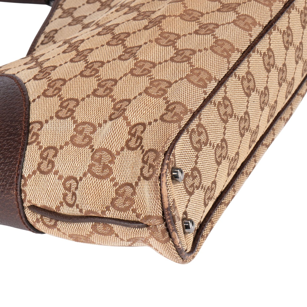 Gucci Gucci GG Monogram Handbag Bruin