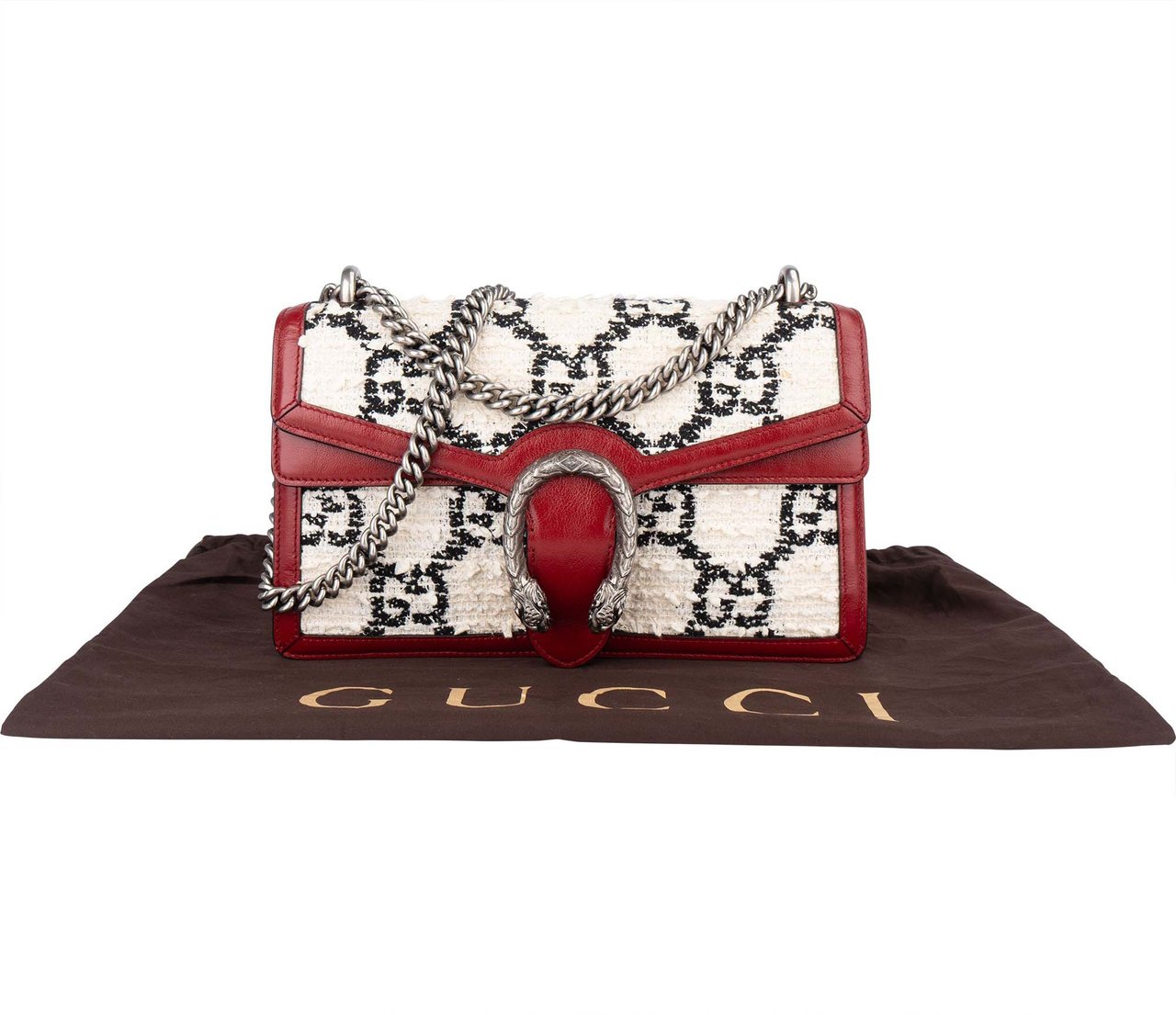 Gucci Gucci GG Tweed Monogram Dionysus Wit