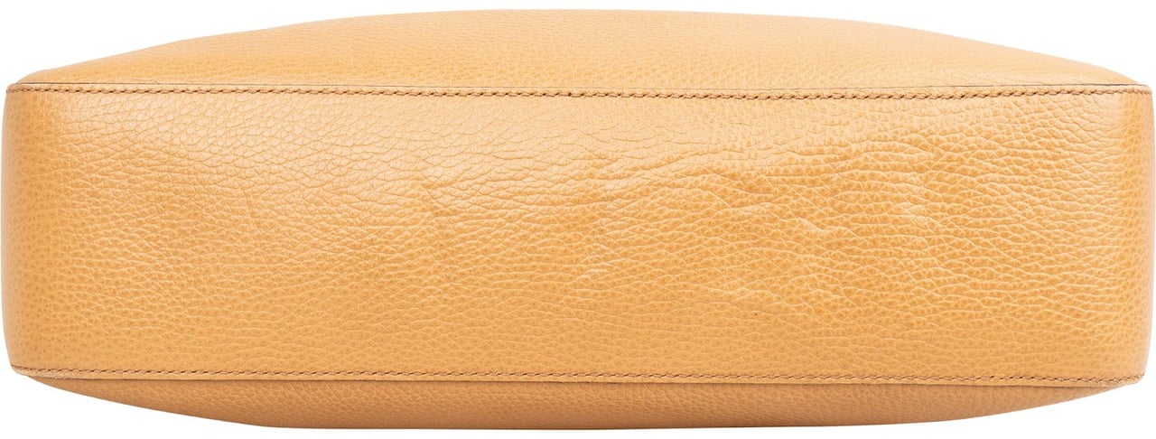 Gucci Grained Leather Marrakesh Tassel Shoulder Bag Bruin