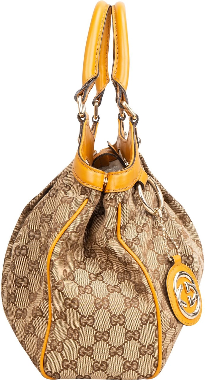 Gucci Monogram GG Sukey Handbag Beige