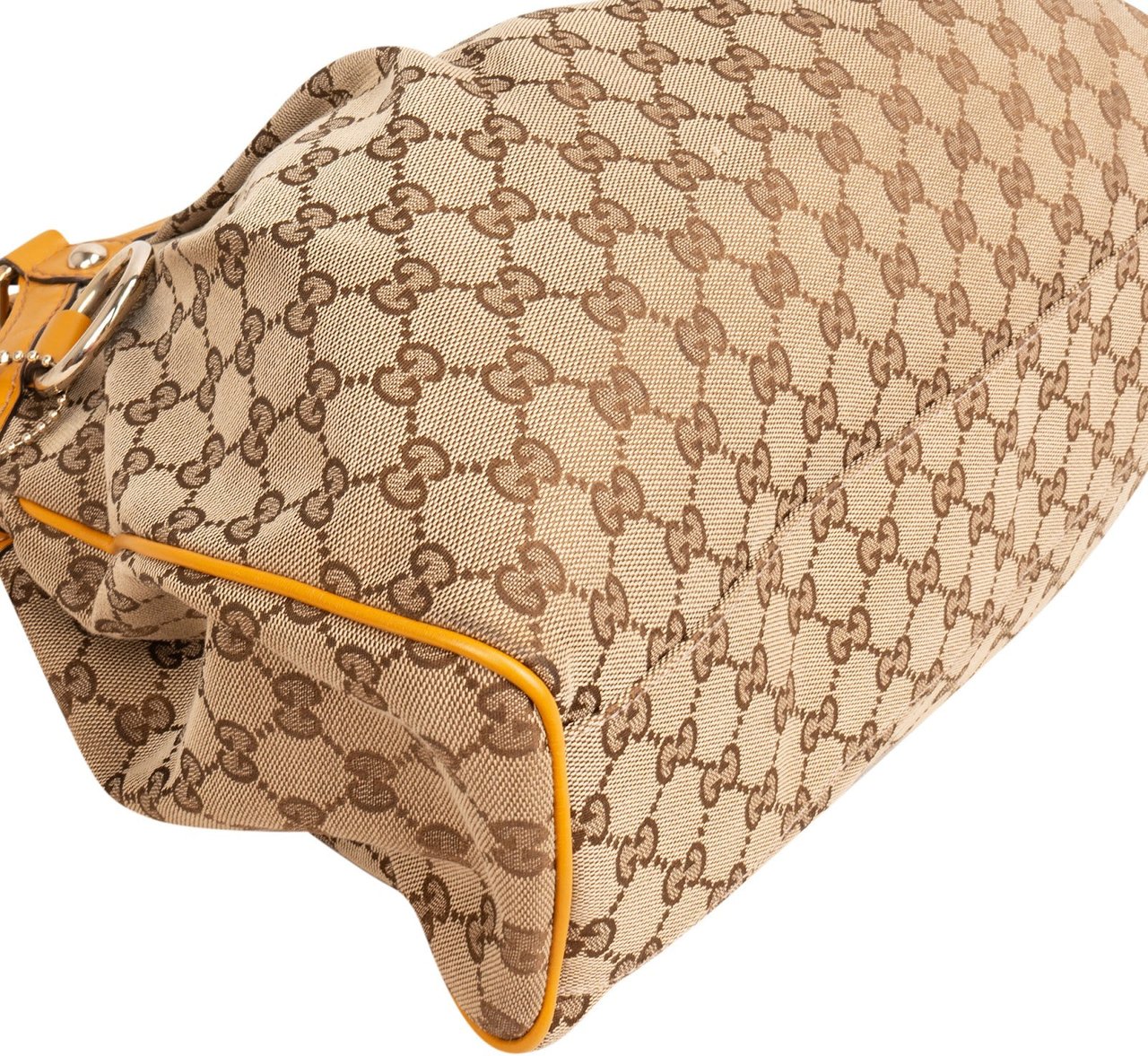 Gucci Monogram GG Sukey Handbag Beige