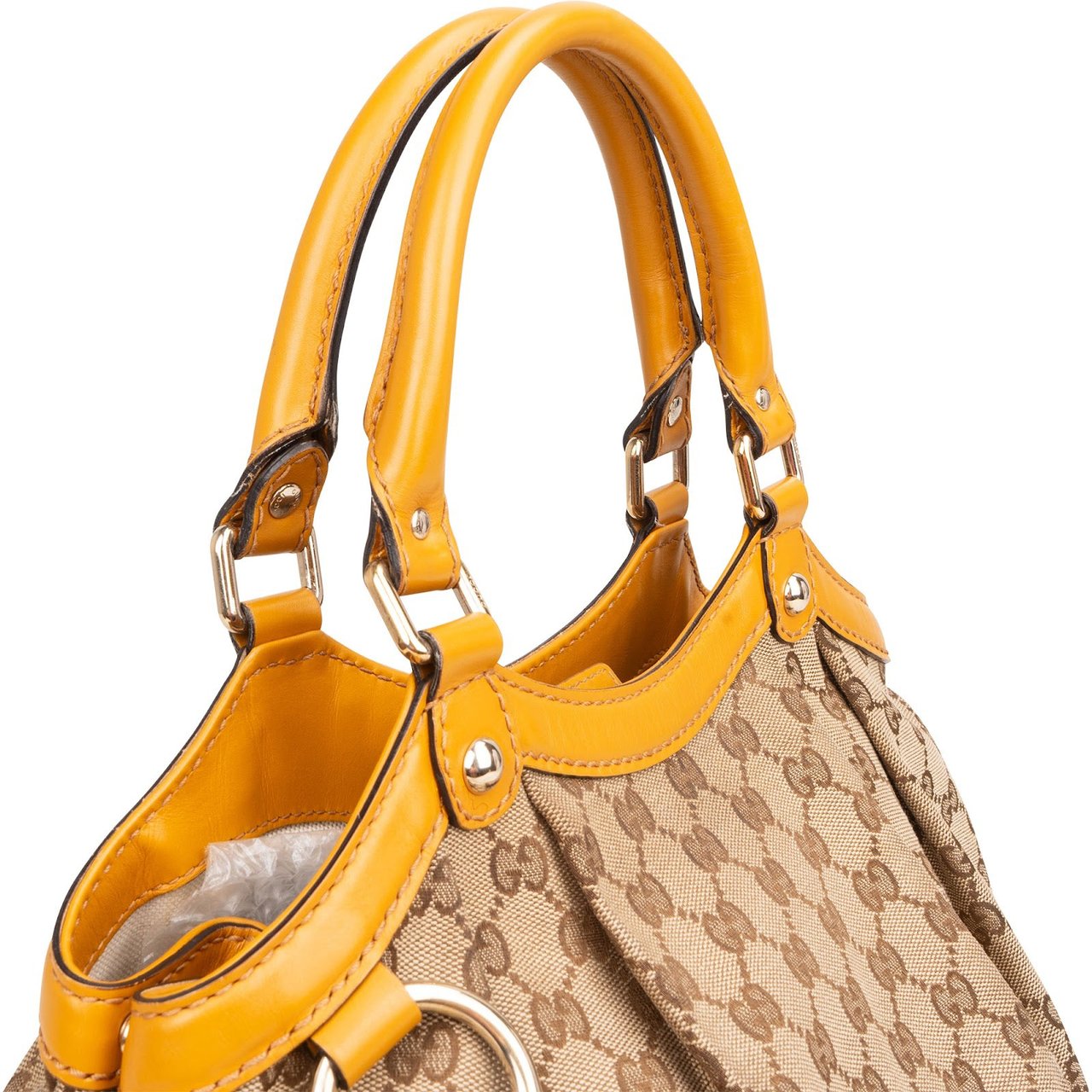 Gucci Monogram GG Sukey Handbag Beige