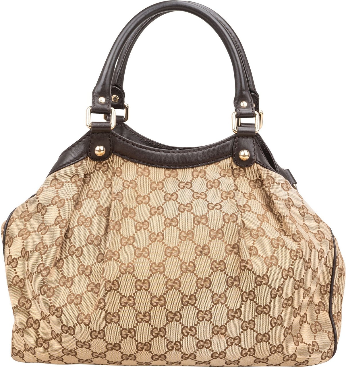 Gucci Monogram GG Sukey Medium Handbag Beige