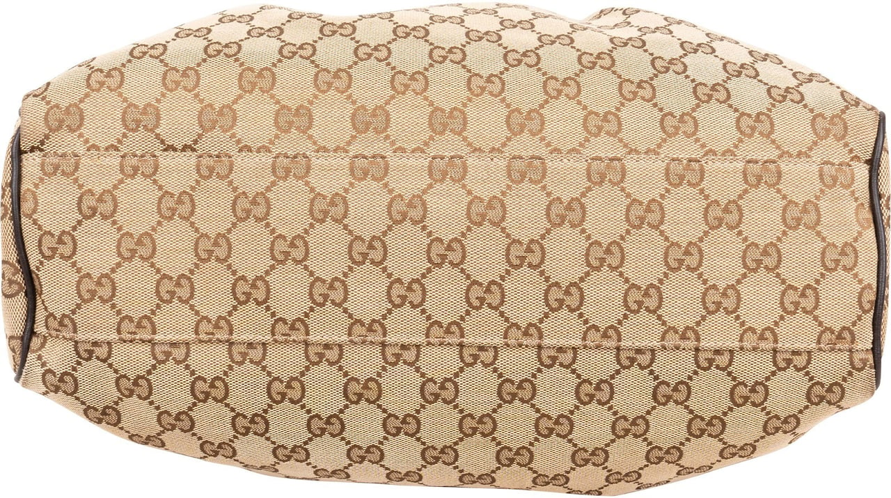 Gucci Monogram GG Sukey Medium Handbag Beige