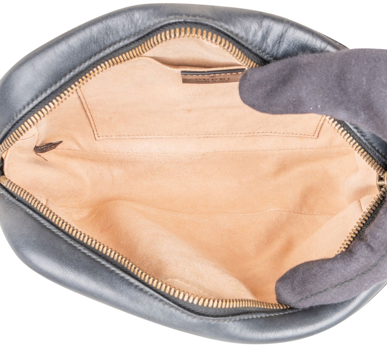 Gucci ChevronLeather GG Marmont Camera Crossbody Bag Zwart