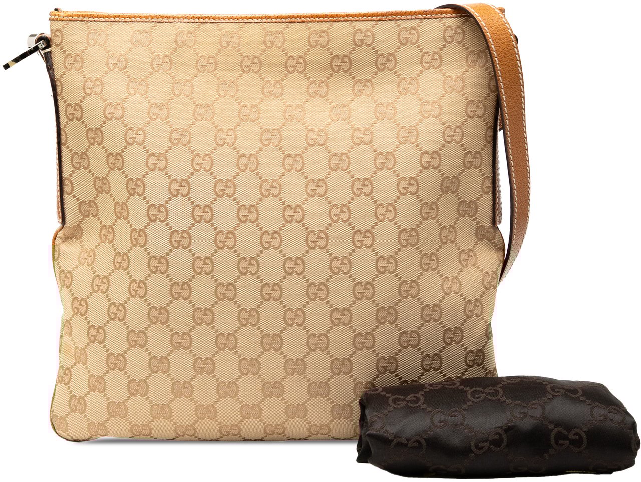 Gucci GG Canvas Crossbody Bruin