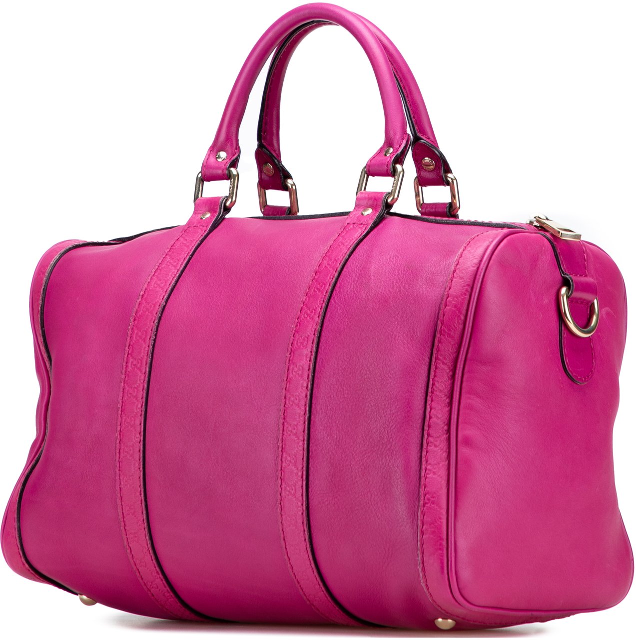 Gucci Calfskin Joy Boston Bag Roze