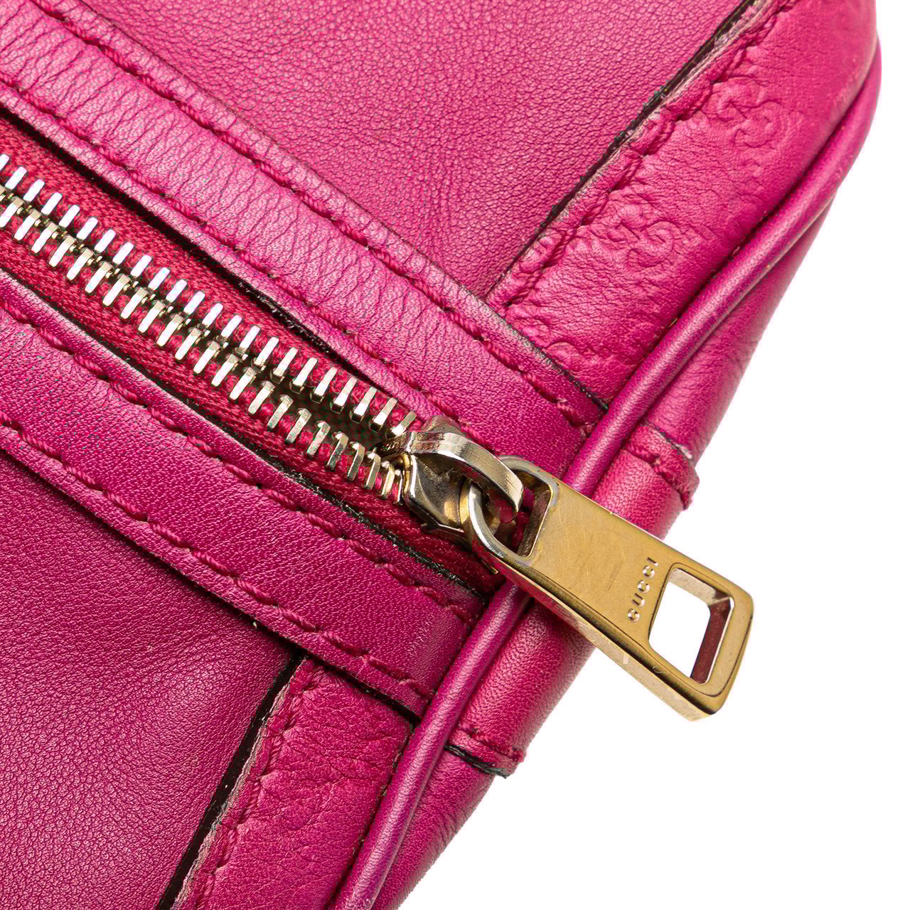 Gucci Calfskin Joy Boston Bag Roze