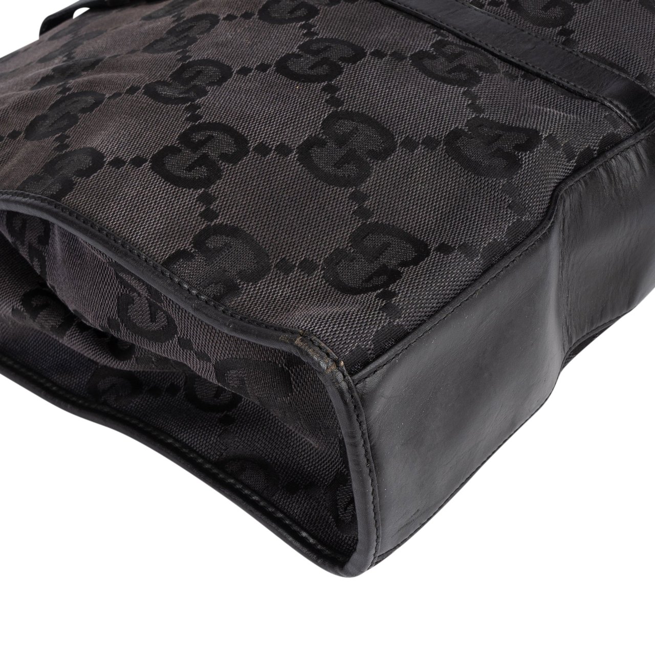 Gucci Gucci GG Monogram Jackie Handbag Zwart
