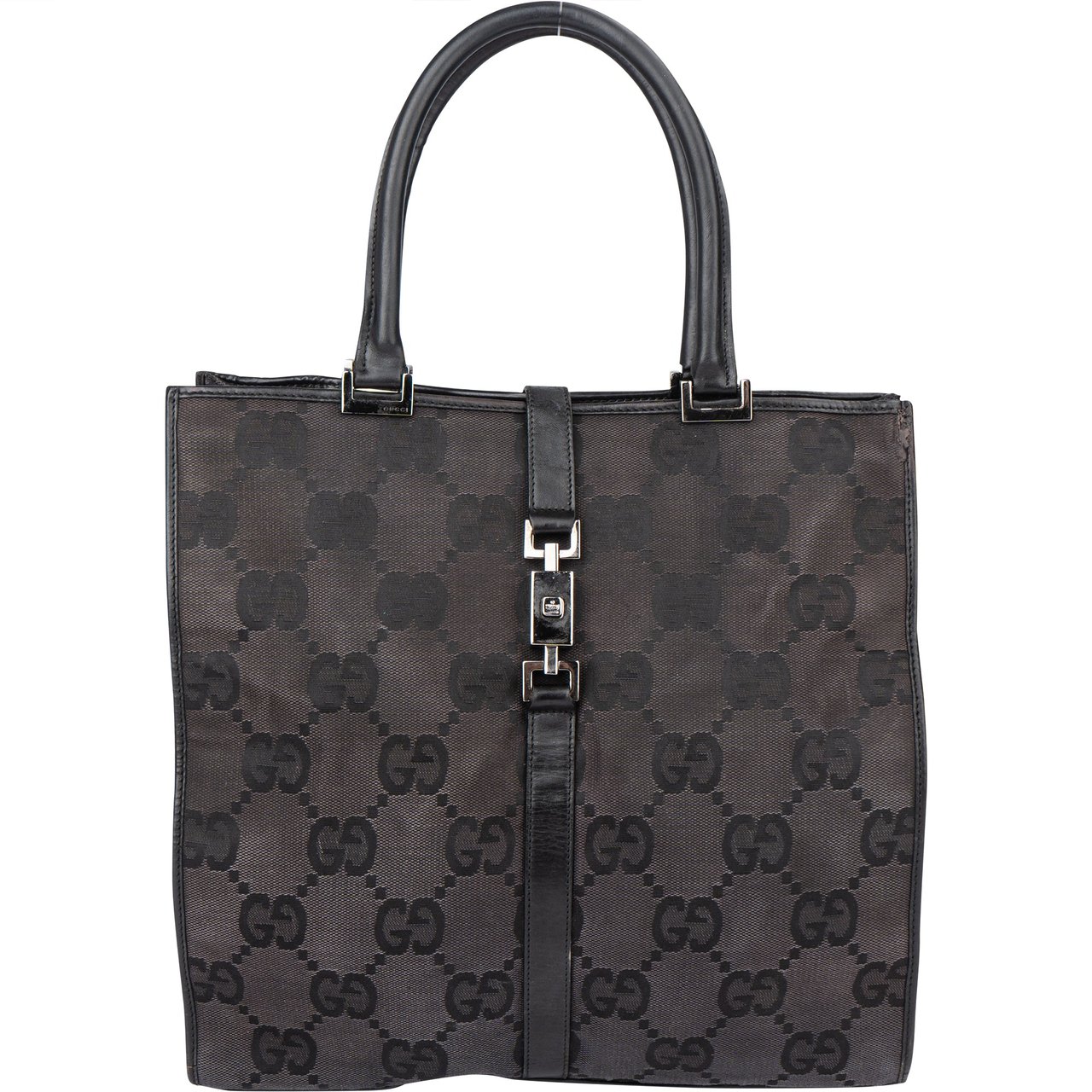 Gucci Gucci GG Monogram Jackie Handbag Zwart