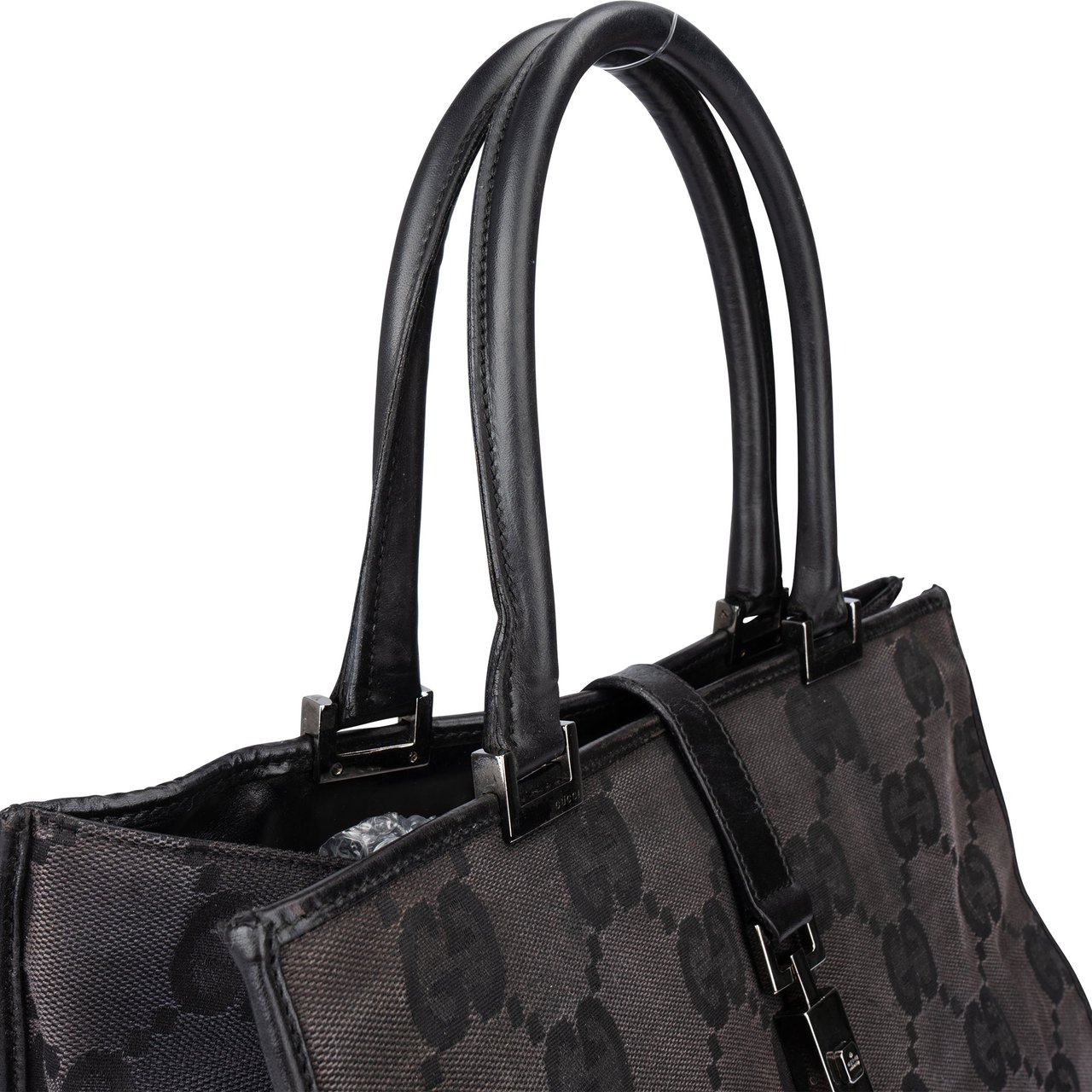 Gucci GG Monogram Jackie Handbag Zwart