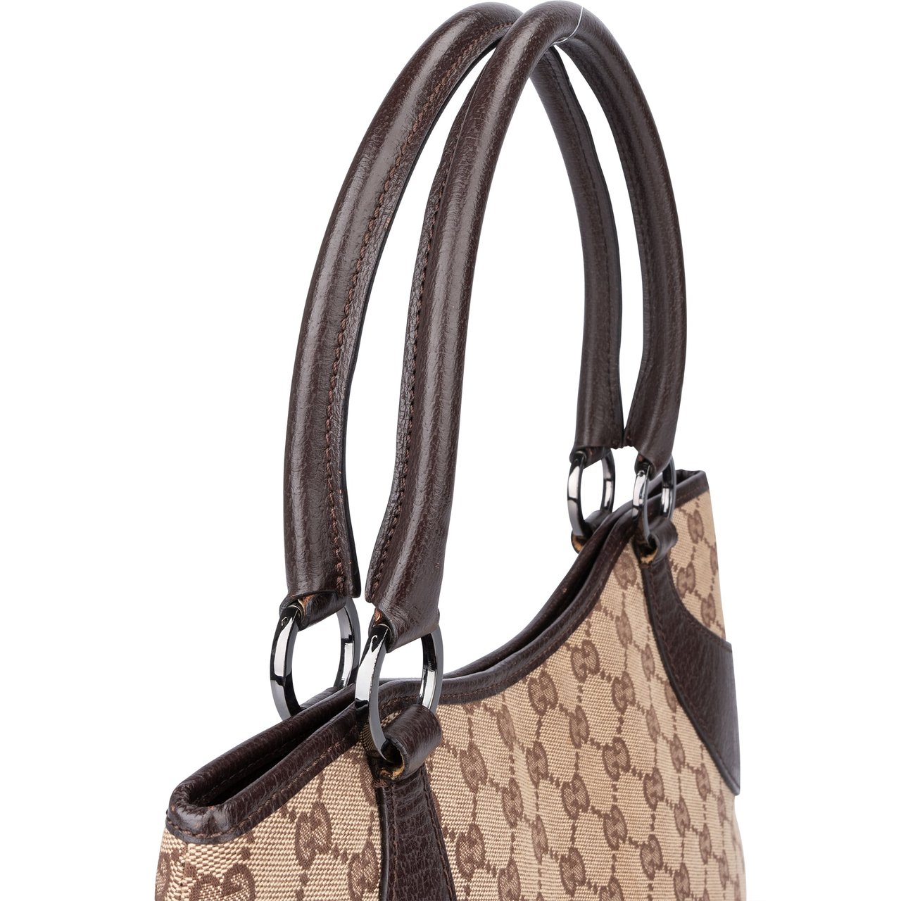 Gucci Gucci GG Monogram Handbag Bruin