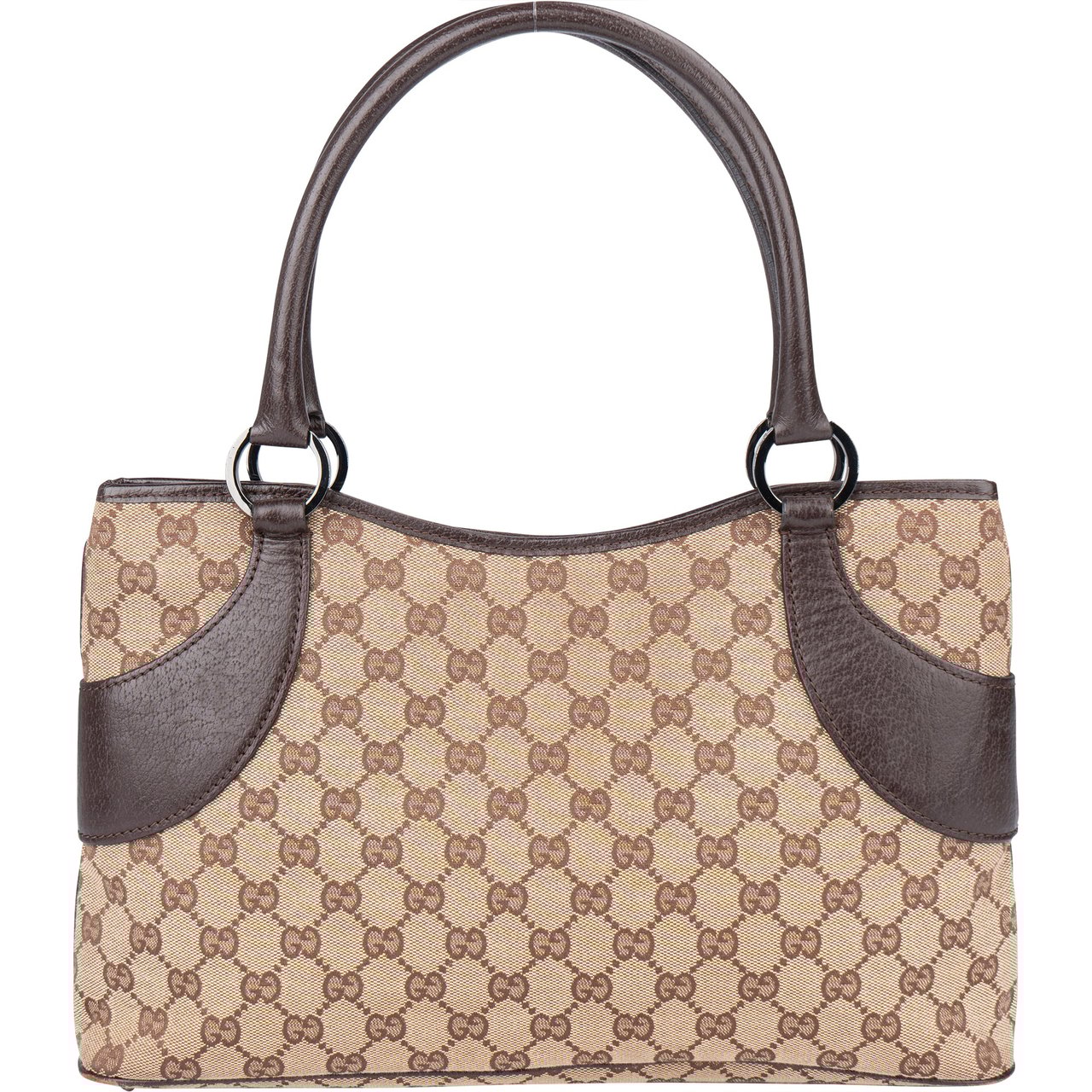 Gucci Gucci GG Monogram Handbag Bruin