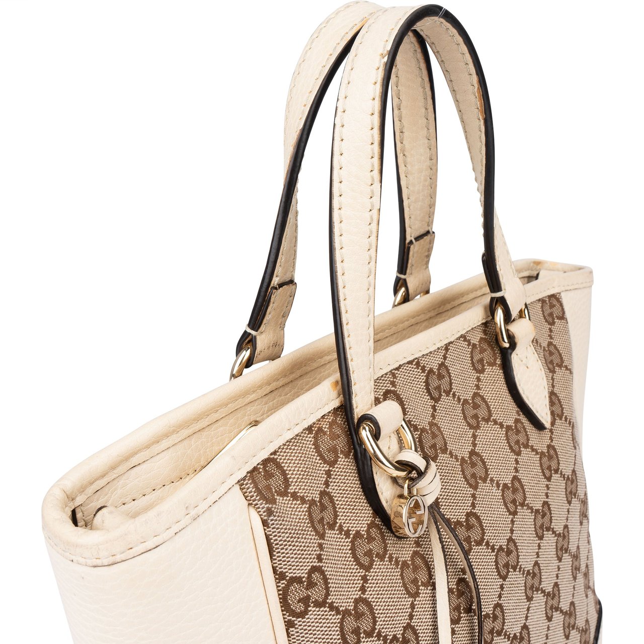 Gucci Gucci GG Monogram Bree Satchel Handbag Bruin