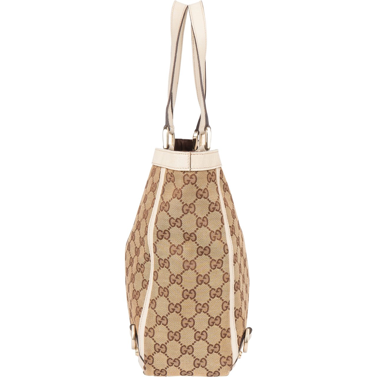 Gucci Gucci GG Monogram Abbey Handbag Bruin