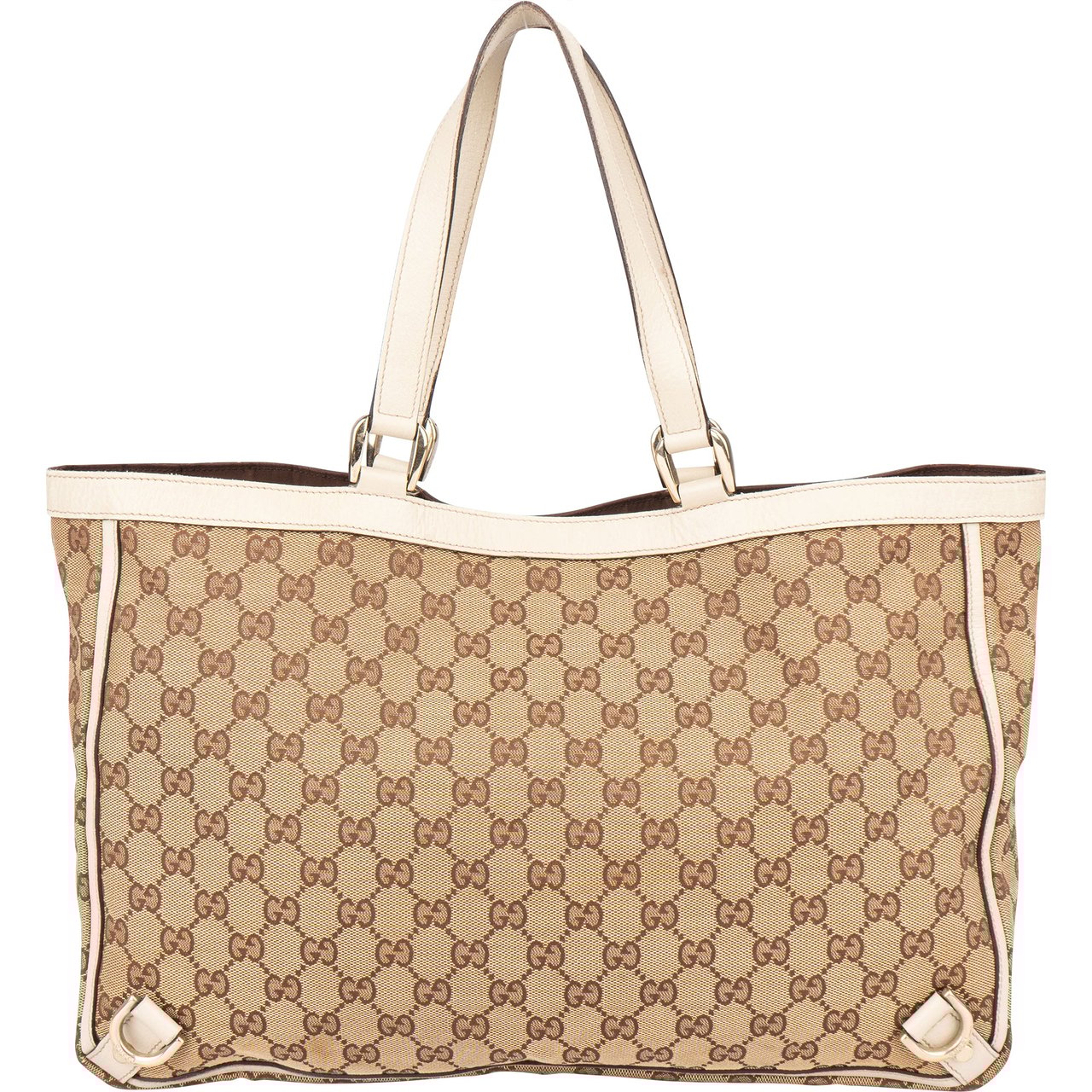 Gucci Gucci GG Monogram Abbey Handbag Bruin