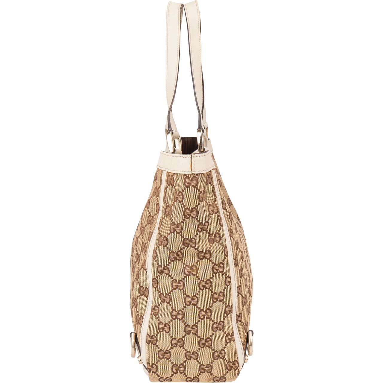 Gucci Gucci GG Monogram Abbey Handbag Bruin