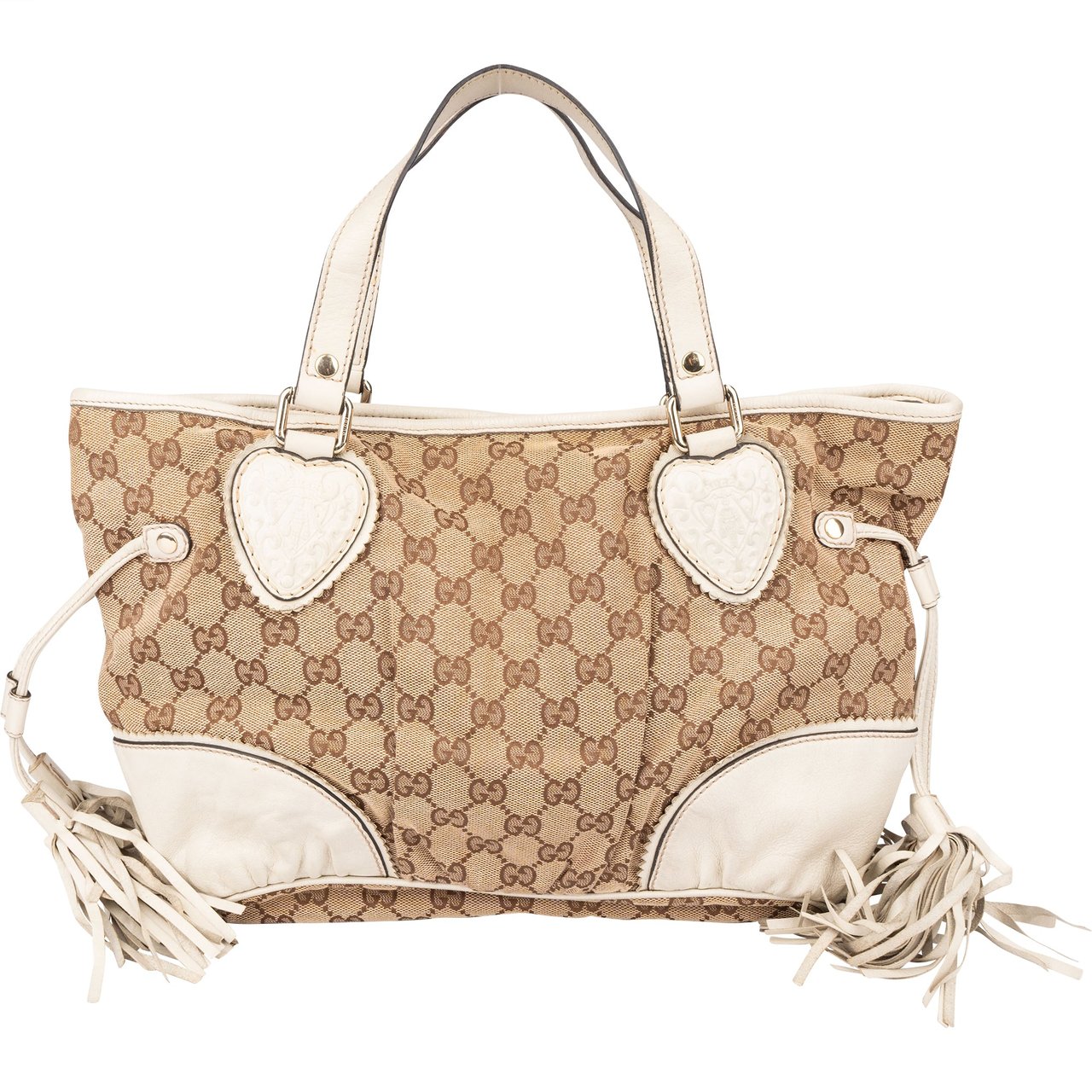 Gucci Gucci GG Monogram Knight Handbag Bruin