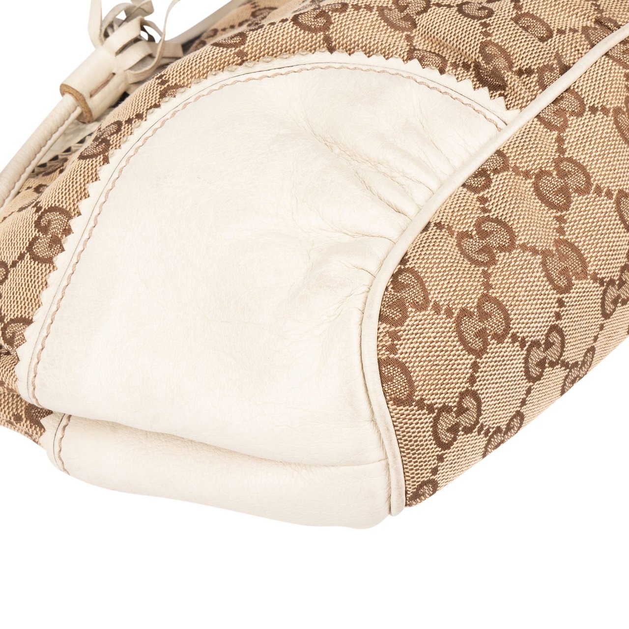 Gucci Gucci GG Monogram Knight Handbag Bruin