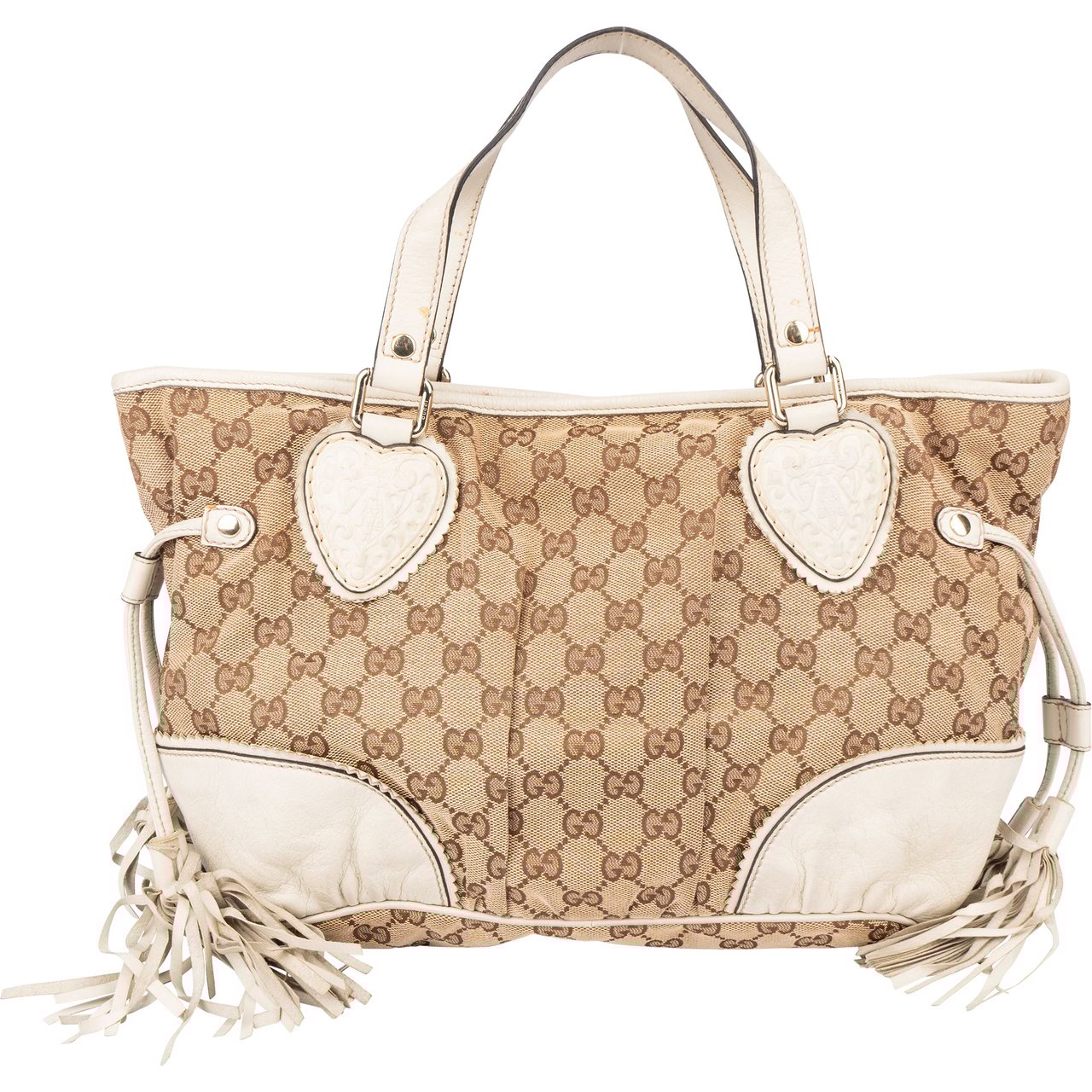 Gucci Gucci GG Monogram Knight Handbag Bruin
