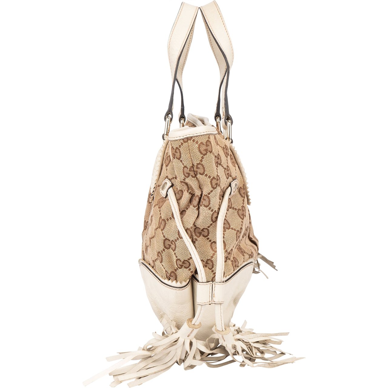 Gucci Gucci GG Monogram Knight Handbag Bruin