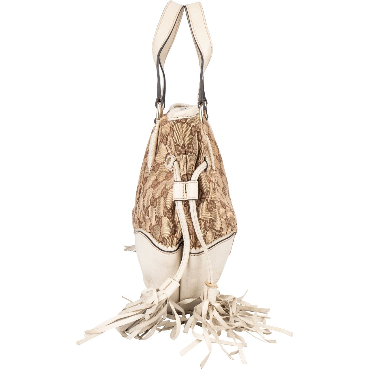 Gucci Gucci GG Monogram Knight Handbag Bruin