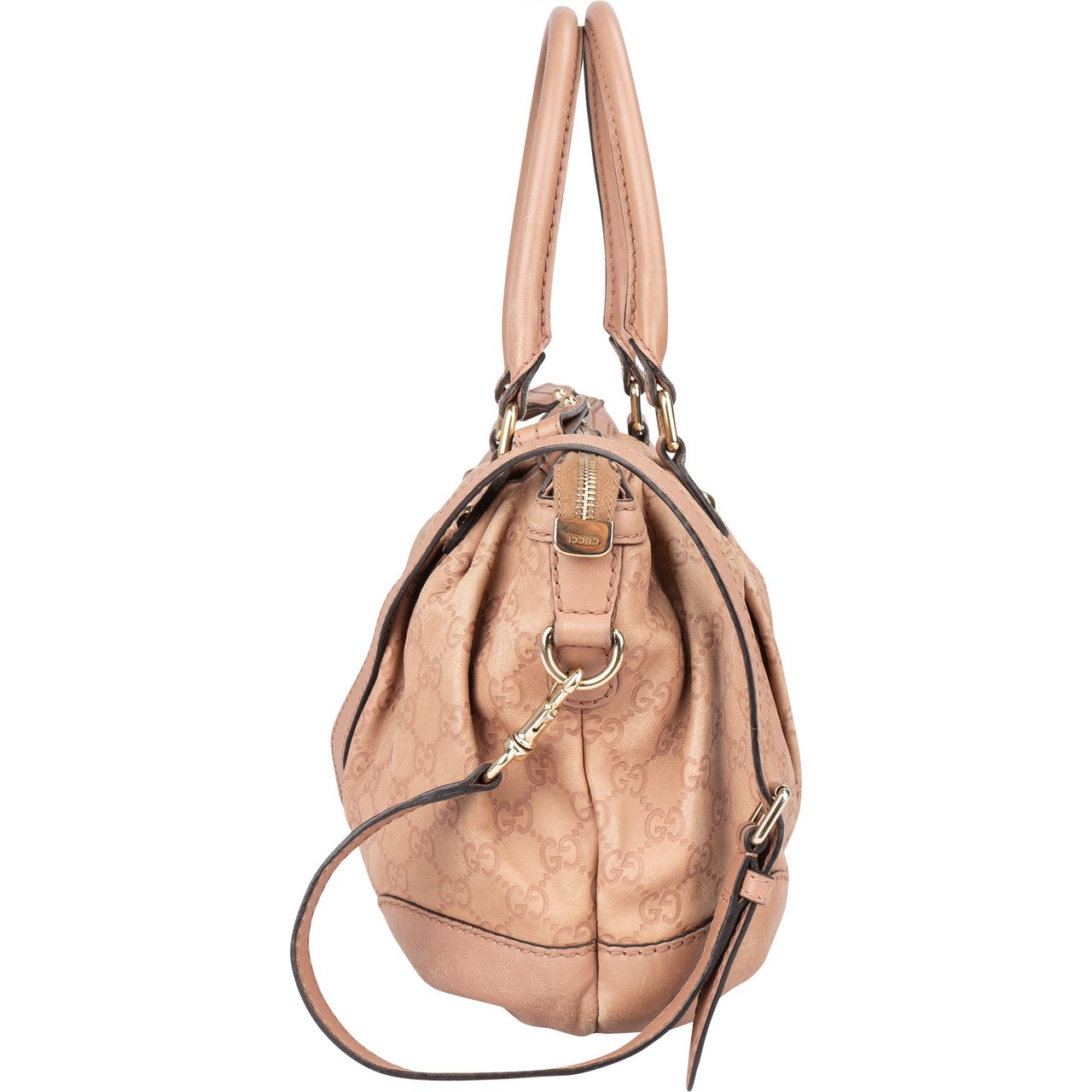 Gucci Gucci GG Monogram Sukey Handbag Roze
