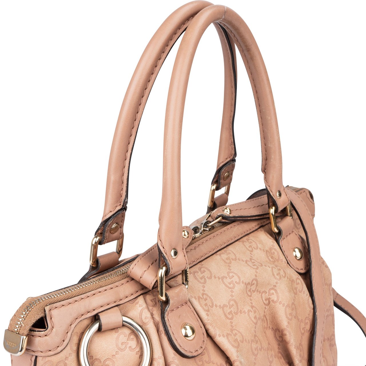 Gucci Gucci GG Monogram Sukey Handbag Roze