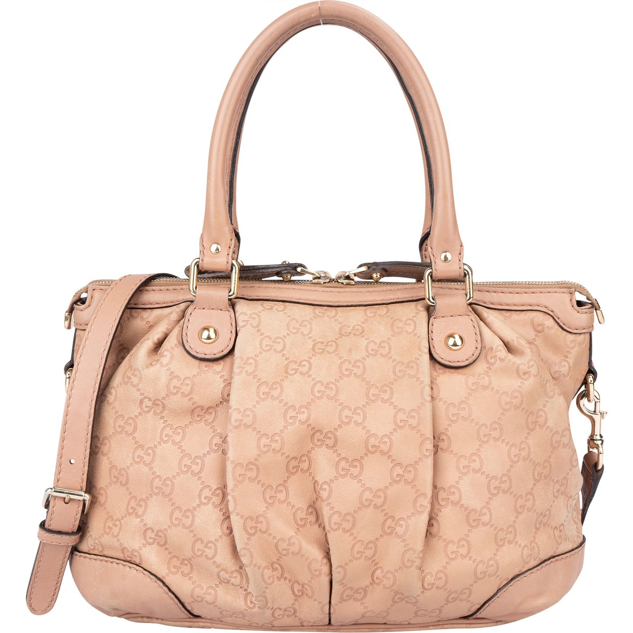 Gucci Gucci GG Monogram Sukey Handbag Roze