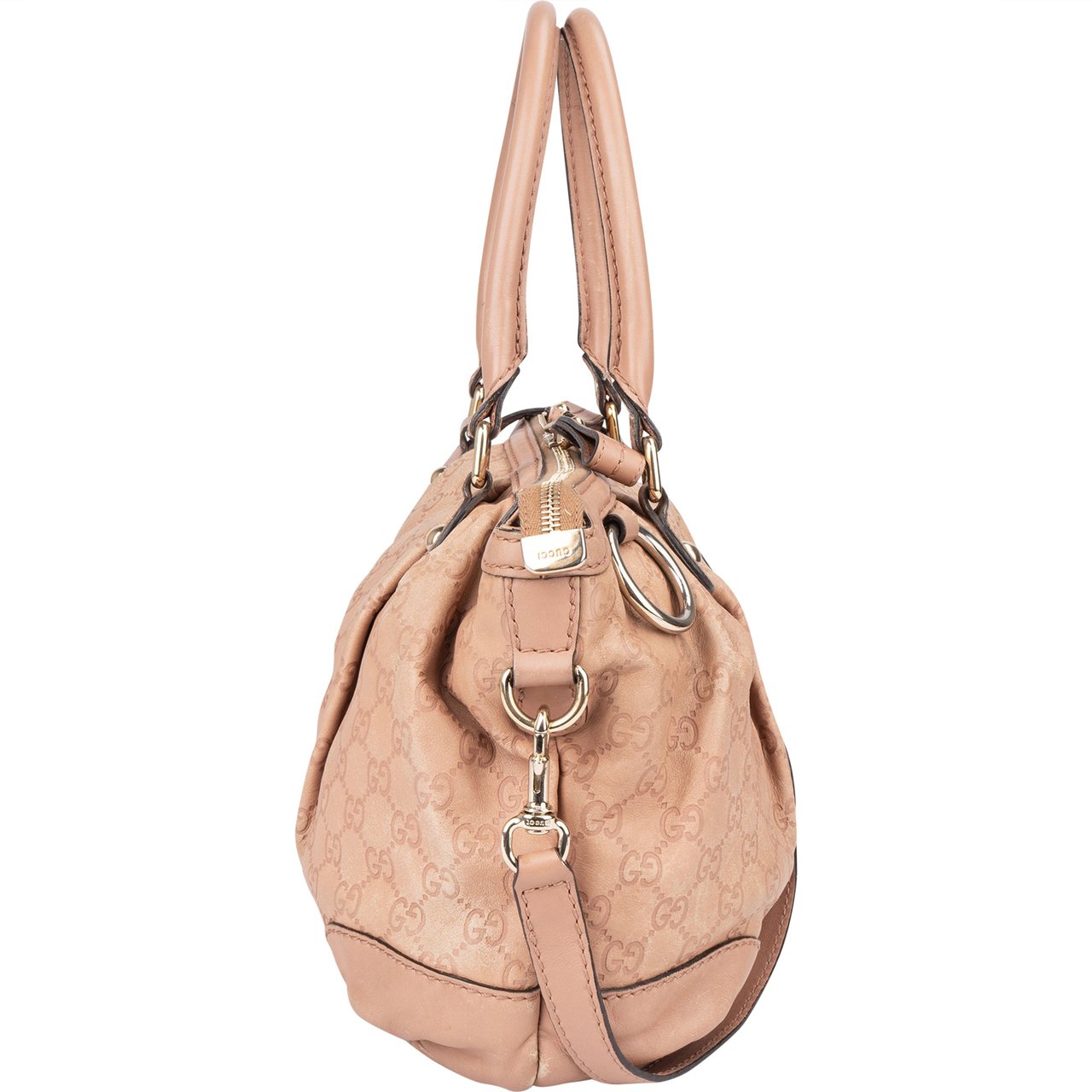 Gucci Gucci GG Monogram Sukey Handbag Roze