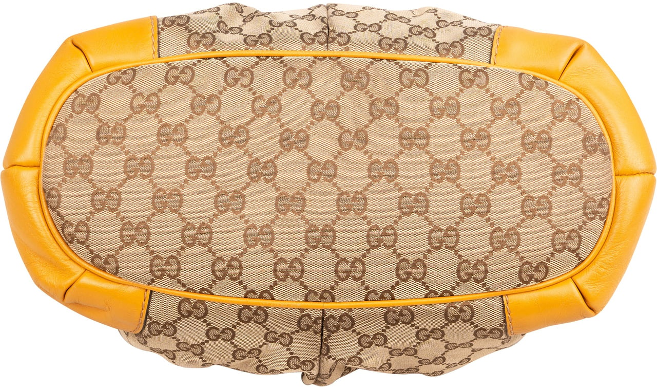 Gucci Monogram GG Canvas Sukey Handbag Beige