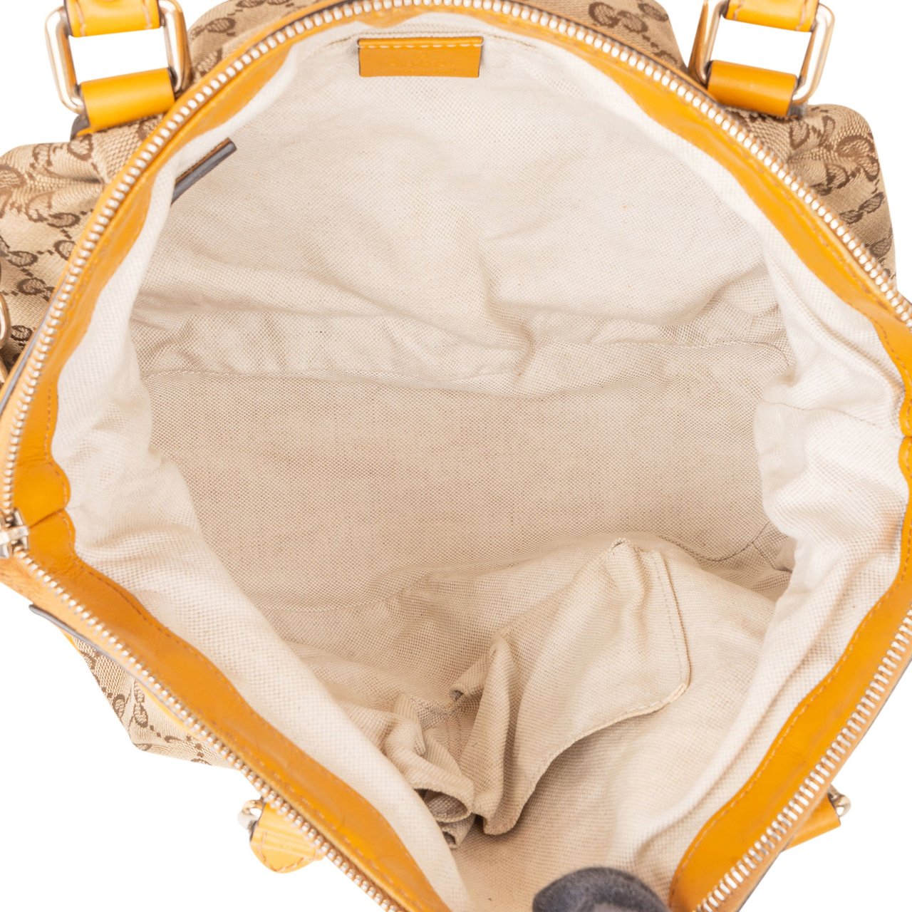 Gucci Monogram GG Canvas Sukey Handbag Beige