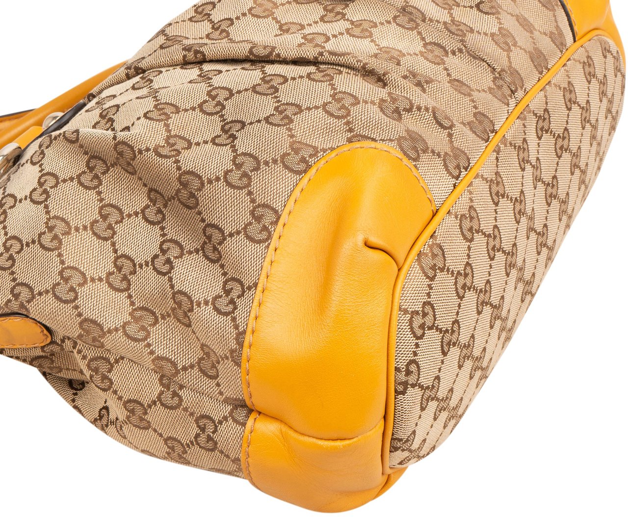 Gucci Monogram GG Canvas Sukey Handbag Beige