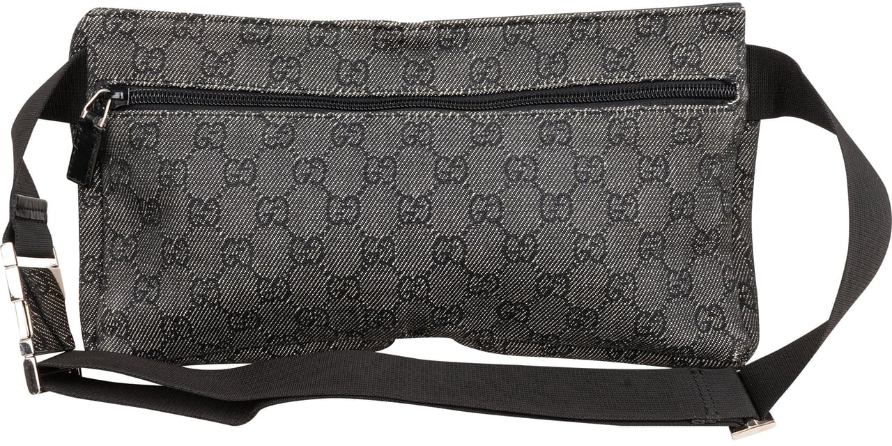 Gucci Monogram GG Crossbody Belt Bag Zwart